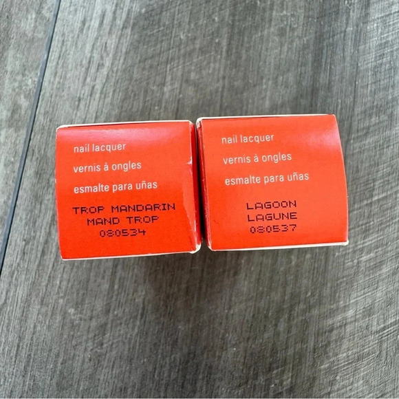 MARY KAY Tropical Mandarin NAIL LACQUER and Lagoon  • NEW - Picture 3 of 5